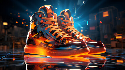 Стильные светодиодные кроссовки для современного городского образа