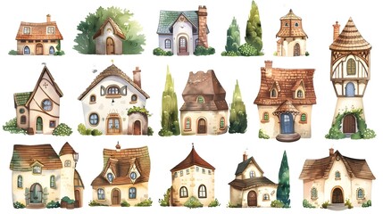 Enchanting Collection of Storybook Cottages in a Quaint Historic Village