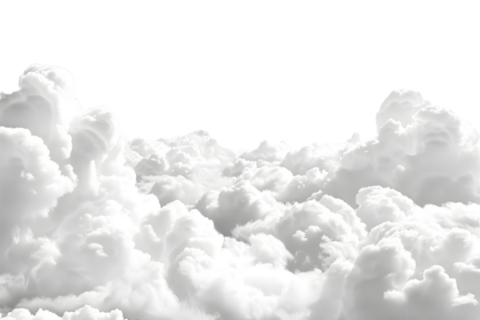 white clouds in the sky