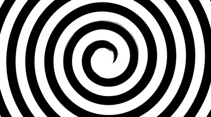 Fototapeta premium Black and white swirl. Abstract background pattern. Banner