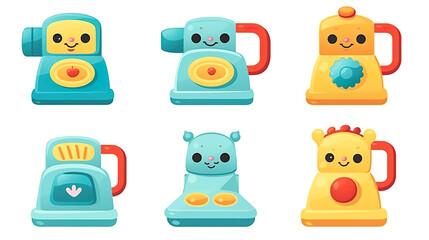 Obraz premium telephone set up on a stark white background