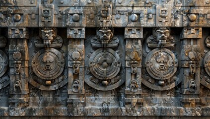 Aztec Civilization Stone Art