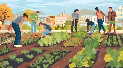 Neighbors Cultivate Unity in a Vibrant Community Garden