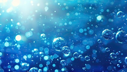 Effervescent Bubbles in Clear Water