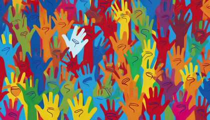 International Day of Lefties. the man writes with his left hand. the woman draws with her left hand. left-handed. left hand