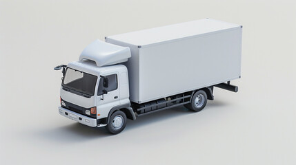 Isometric 3D icon of truck, automotive, transportation, design, illustration