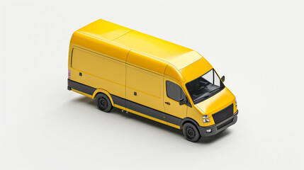 Isometric 3D icon of truck, automotive, transportation, design, illustration