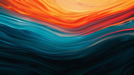 Colorful fluid art contrasting against a dark backdrop