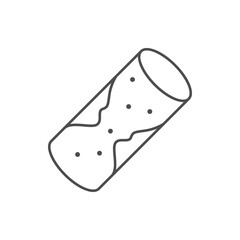 Cholesterol in blood vessels icon