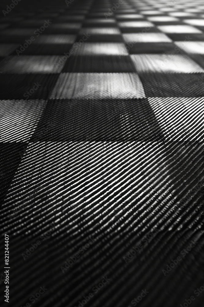 Aufkleber a pattern of black and white crosshatch lines, forming a grid with varying levels of density,