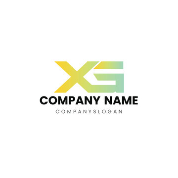 Letter XG initial logo design 