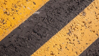 wallpaper of a concrete texture with yellow black stripes