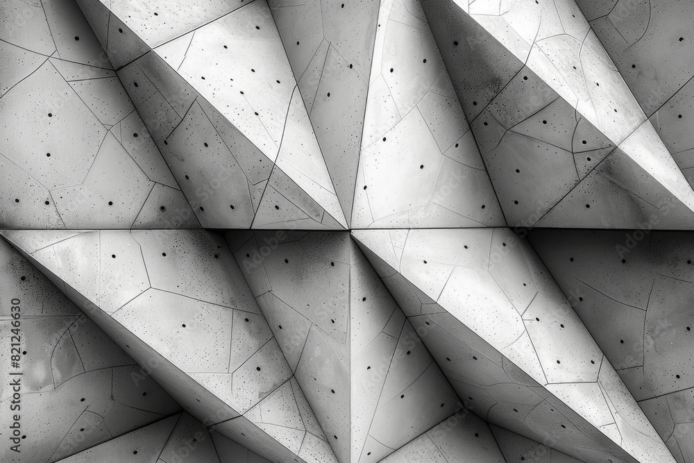 Aufkleber triangular shapes formed by connecting dots with lines, creating a complex tessellation pattern,