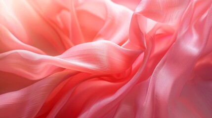 Fototapeta premium softness and warmth of the pink background, showing its texture and tone generative ai