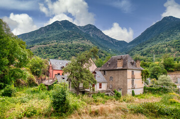 Obraz premium Bosost​​​ is a Spanish municipality located in the western part of the Valle de Aran region, in the province of Lerida, Catalonia, Spain.