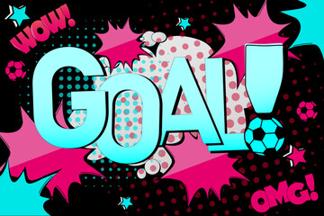 Goal. Abstract symbol in the style of a popular social network. Flat style. EPS10
