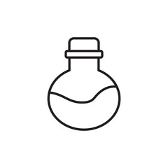 Jar icon design with white background stock illustration