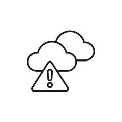 Bad Weather icon design with white background stock illustration
