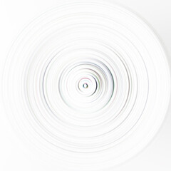 Colorful radial motion effect. Abstract rounded background. Color curves and sphere.