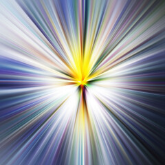 Colorful zoom motion effect. Abstract background.