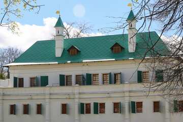 Novodevichy convent in spring. Moscow. Russia. April, 16, 2024.