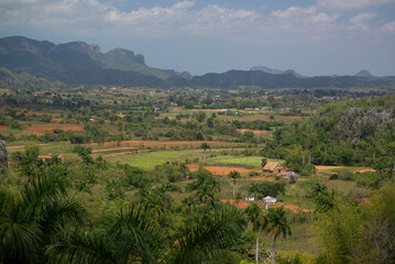 Viñales Valley in Cuba, American nature, island, mountains in Cuba, Cuban nature