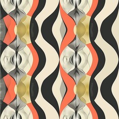 Abstract Pattern that plays with the concept of perspective,