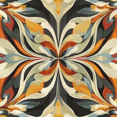 Fototapeta premium Abstract Pattern that plays with the concept of duality, 