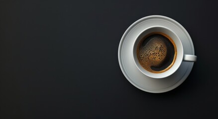 A Cup of Coffee With a Spoon