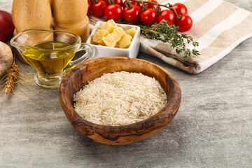Indian cuisine - raw basmati rice