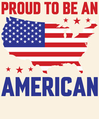 Proud to be an American Graphic Design
