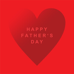 Happy Fathers Day Paper cut style Vector Design Illustration for Background, Poster, Banner, Advertising, Greeting Card