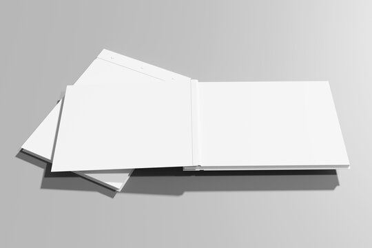 landscape orientation book  mockup