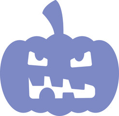 Obraz premium Spooky Pumpkin Face for Halloween Haunted Pumpkin Carving Halloween Pumpkin Lantern Scary Pumpkin with Candle Halloween Night Pumpkin