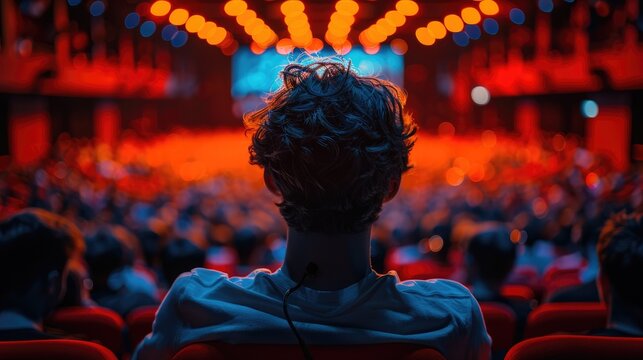 Watching a great movie with friends is the best way to relax.