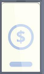 Modern digital mobile payment concept illustration with secure electronic transaction, online banking, and smartphone technology vector graphic design