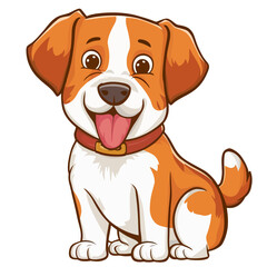 Dog Coloring illustration, Dog cartoon, puppy dog