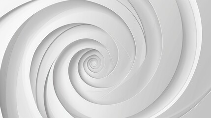 Abstract white swirl spiral design backdrop