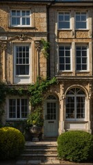 Naklejka premium Facade of an English Castle