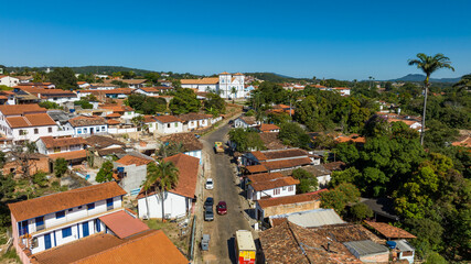 Pirenopolis in Goias, Brazil. Aerial view.