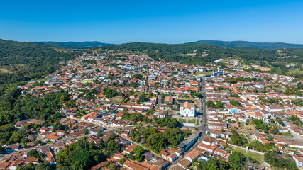 Pirenopolis in Goias, Brazil. Aerial view.
