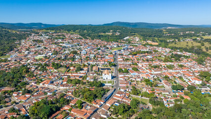 Pirenopolis in Goias, Brazil. Aerial view.