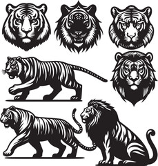tiger bundle vector
