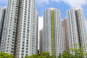 Fototapeta premium Hong Kong public house building