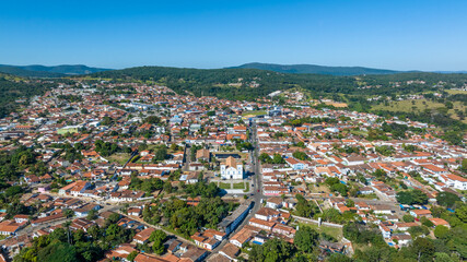 Pirenopolis in Goias, Brazil. Aerial view.