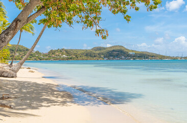 Plage des boucaniers à la Pointe Marin à Sainte Anne, Martinique, Antilles Françaises.	