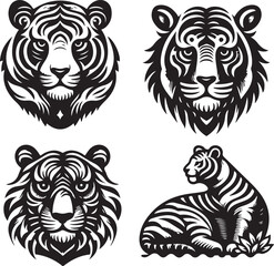 tiger bundle vector