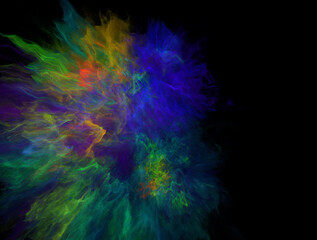 Imaginatory fractal abstract background Image