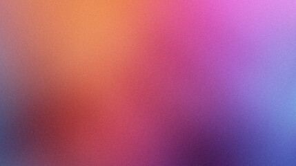 Grainy noise gradient background seamlessly transitions from orange to pink and violet