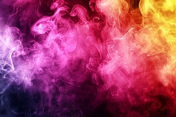 Creative Designs Background with Vibrant Neon Smoke Texture